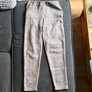 Plaid Patterned Pants